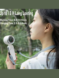 3-in-1 Mini Turbo Fan – Portable Rechargeable USB Cooling Fan